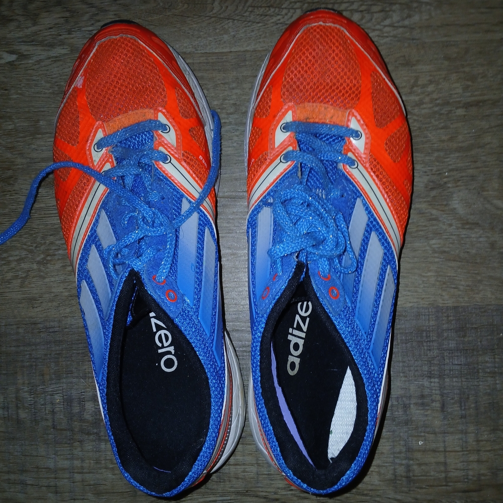 adidas Adizero Athletic Shoes - Orange and Blue